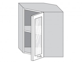 1.60.3у Шкаф настенный (h=720) угловой на 600мм со стекл. дверцей в Нижнем Тагиле - nizhnij-tagil.magazinmebel.ru | фото