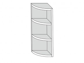 19.30.0р Полка угловая (h=913) радиусная  ЛДСП УНИ в Нижнем Тагиле - nizhnij-tagil.magazinmebel.ru | фото