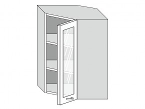 19.60.3у Шкаф настенный (h=913) угловой на 600мм со стекл. дверцей в Нижнем Тагиле - nizhnij-tagil.magazinmebel.ru | фото