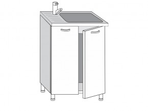 2.60.2мн Шкаф-стол на 600мм под накладную мойку с 2-мя дверцами в Нижнем Тагиле - nizhnij-tagil.magazinmebel.ru | фото