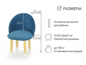 Детский мягкий стул Stumpa морской в Нижнем Тагиле - nizhnij-tagil.magazinmebel.ru | фото - изображение 2