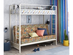 Двухъярусная кровать с диваном Мадлен Слоновая кость-марки в Нижнем Тагиле - nizhnij-tagil.magazinmebel.ru | фото