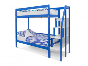 Двухъярусная кровать Svogen синий в Нижнем Тагиле - nizhnij-tagil.magazinmebel.ru | фото