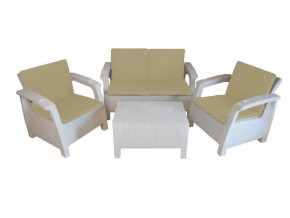 Комплект уличной мебели Yalta Premium Terrace Set белый в Нижнем Тагиле - nizhnij-tagil.magazinmebel.ru | фото
