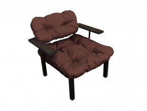 Кресло Дачное коричневая подушка в Нижнем Тагиле - nizhnij-tagil.magazinmebel.ru | фото