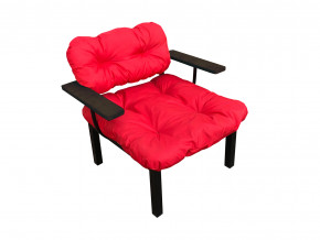 Кресло Дачное красная подушка в Нижнем Тагиле - nizhnij-tagil.magazinmebel.ru | фото