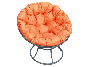 Кресло Папасан без ротанга оранжевая подушка в Нижнем Тагиле - nizhnij-tagil.magazinmebel.ru | фото