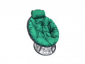 Кресло Папасан мини с ротангом зелёная подушка в Нижнем Тагиле - nizhnij-tagil.magazinmebel.ru | фото