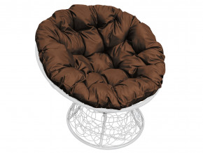 Кресло Папасан с ротангом коричневая подушка в Нижнем Тагиле - nizhnij-tagil.magazinmebel.ru | фото