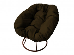 Кресло Пончик без ротанга коричневая подушка в Нижнем Тагиле - nizhnij-tagil.magazinmebel.ru | фото - изображение 1