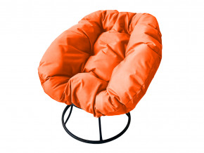 Кресло Пончик без ротанга оранжевая подушка в Нижнем Тагиле - nizhnij-tagil.magazinmebel.ru | фото