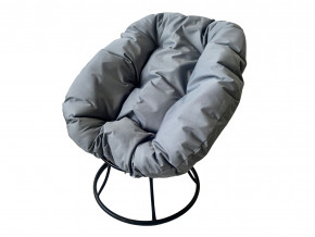 Кресло Пончик без ротанга серая подушка в Нижнем Тагиле - nizhnij-tagil.magazinmebel.ru | фото - изображение 1
