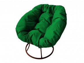 Кресло Пончик без ротанга зелёная подушка в Нижнем Тагиле - nizhnij-tagil.magazinmebel.ru | фото