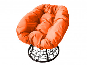 Кресло Пончик с ротангом оранжевая подушка в Нижнем Тагиле - nizhnij-tagil.magazinmebel.ru | фото - изображение 1
