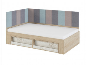 Кровать 1,2 с мягкими элементами 1,2 и 2,0 Алиса мод.2.3 в Нижнем Тагиле - nizhnij-tagil.magazinmebel.ru | фото