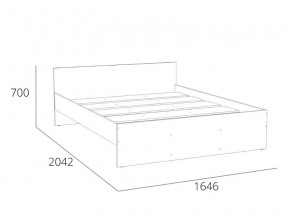 Кровать 1600 НМ 011.53 Симпл Белый Фасадный в Нижнем Тагиле - nizhnij-tagil.magazinmebel.ru | фото - изображение 4