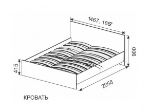 Кровать 1600х2000 ортопедическое основание в Нижнем Тагиле - nizhnij-tagil.magazinmebel.ru | фото