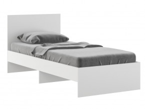Кровать 900 Осло модуль М11 с настилом Лайт Белый в Нижнем Тагиле - nizhnij-tagil.magazinmebel.ru | фото