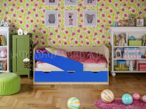 Кровать Бабочки 1600 Синий в Нижнем Тагиле - nizhnij-tagil.magazinmebel.ru | фото