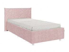 Кровать Бест 900 велюр нежно-розовый в Нижнем Тагиле - nizhnij-tagil.magazinmebel.ru | фото