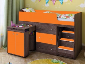 Кровать чердак Малыш 70х160 бодега-оранжевый в Нижнем Тагиле - nizhnij-tagil.magazinmebel.ru | фото - изображение 1