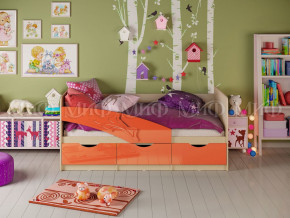 Кровать Дельфин 1600 Оранжевый металлик в Нижнем Тагиле - nizhnij-tagil.magazinmebel.ru | фото