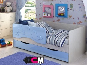 Кровать детская Алиса КР 812 голубая 1600 в Нижнем Тагиле - nizhnij-tagil.magazinmebel.ru | фото