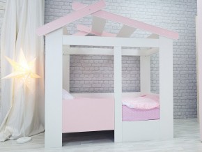 Кровать детская Теремок без ящика розовая в Нижнем Тагиле - nizhnij-tagil.magazinmebel.ru | фото
