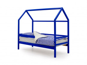 Кровать-домик Svogen с бортиком синий в Нижнем Тагиле - nizhnij-tagil.magazinmebel.ru | фото