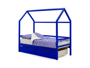 Кровать-домик Svogen с ящиками синий в Нижнем Тагиле - nizhnij-tagil.magazinmebel.ru | фото