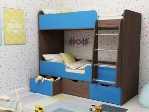 Кровать двухъярусная Малыш двойняшка бодега-голубой в Нижнем Тагиле - nizhnij-tagil.magazinmebel.ru | фото