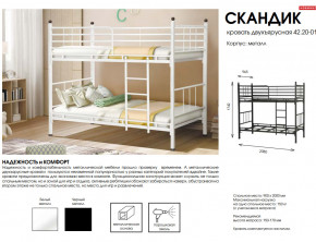 Кровать двухъярусная Скандик 42.20-01 в Нижнем Тагиле - nizhnij-tagil.magazinmebel.ru | фото - изображение 2