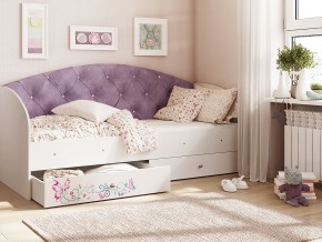 Кровать Эльза Белый-фиолетовый в Нижнем Тагиле - nizhnij-tagil.magazinmebel.ru | фото