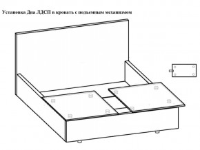 Кровать Феодосия норма 180 с механизмом подъема и дном ЛДСП в Нижнем Тагиле - nizhnij-tagil.magazinmebel.ru | фото - изображение 5
