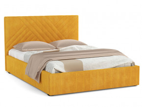 Кровать Гамма 1600 с основанием велюр тенерифе куркума в Нижнем Тагиле - nizhnij-tagil.magazinmebel.ru | фото - изображение 1