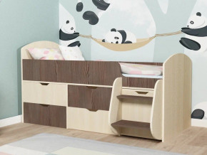 Кровать Малыш-7 Дуб-Бодега в Нижнем Тагиле - nizhnij-tagil.magazinmebel.ru | фото