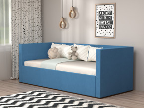 Кровать мягкая с подъёмным механизмом арт. 030 синий в Нижнем Тагиле - nizhnij-tagil.magazinmebel.ru | фото