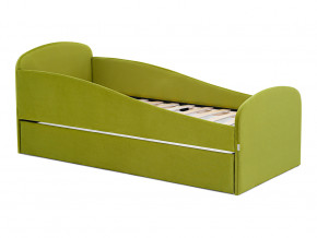 Кровать с ящиком Letmo оливковый (велюр) в Нижнем Тагиле - nizhnij-tagil.magazinmebel.ru | фото