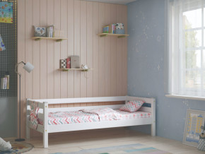 Кровать с задней защитой Соня Вариант 2 белая в Нижнем Тагиле - nizhnij-tagil.magazinmebel.ru | фото