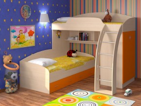 Кровать Соня 1+2 Оранжевый в Нижнем Тагиле - nizhnij-tagil.magazinmebel.ru | фото