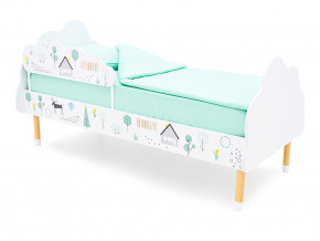 Кровать Stumpa Облако с бортиком рисунок Ферма в Нижнем Тагиле - nizhnij-tagil.magazinmebel.ru | фото