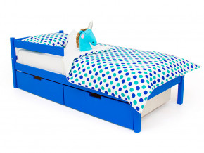 Кровать Svogen classic с ящиками и бортиком синий в Нижнем Тагиле - nizhnij-tagil.magazinmebel.ru | фото