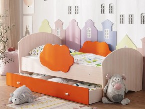 Кровать Тучка с ящиком дуб-оранж в Нижнем Тагиле - nizhnij-tagil.magazinmebel.ru | фото - изображение 1