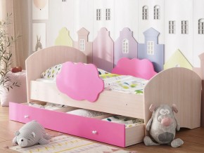 Кровать Тучка с ящиком дуб-розовый в Нижнем Тагиле - nizhnij-tagil.magazinmebel.ru | фото