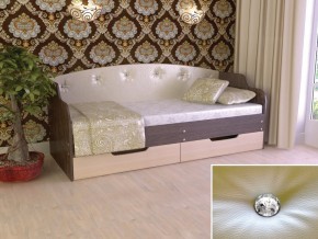 Кровать Юниор Тип 2 Венге/дуб молочный 800х1600 в Нижнем Тагиле - nizhnij-tagil.magazinmebel.ru | фото