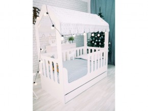 Кроватка-Домик с ящиком белая в Нижнем Тагиле - nizhnij-tagil.magazinmebel.ru | фото - изображение 5