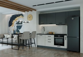 Кухонный гарнитур Лофт 2550 в Нижнем Тагиле - nizhnij-tagil.magazinmebel.ru | фото