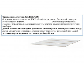 Основание из ЛДСП 0,9х2,0м в Нижнем Тагиле - nizhnij-tagil.magazinmebel.ru | фото