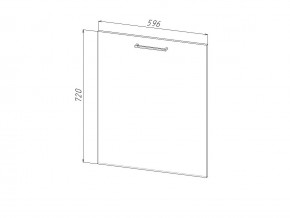 П 60 Комплект для посудомоечной машины 600 мм (цоколь + фасад) ЛДСП в Нижнем Тагиле - nizhnij-tagil.magazinmebel.ru | фото