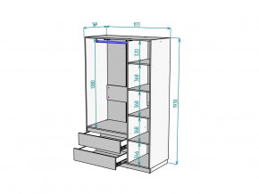 Шкаф Malta light H298 Белый в Нижнем Тагиле - nizhnij-tagil.magazinmebel.ru | фото - изображение 2